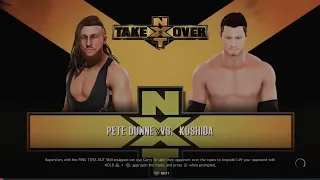 NXT TakeOver Stand & Deliver Pete Dunne vs Kushida