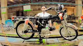 How 70CC Motorcycle Sutlej are Assembled | Assembling 70cc Motorcycle