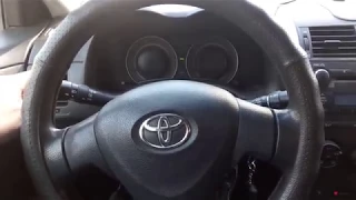 Toyota Corolla. Отключение зуммера открытой двери.