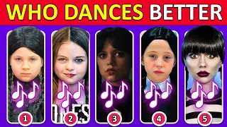 Who Dances Better Wednesday Dance Edition 🖤💃 Salish Matter, Diana, Like Nastya, Skibidi 💃 #2