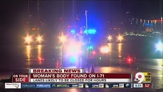 Woman's body found on I-71