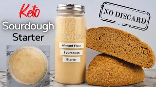 Keto Sourdough Starter with Almond Flour