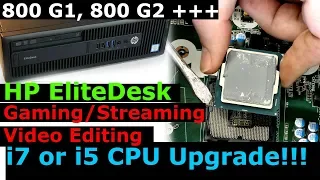 i7 CPU Upgrade HP Elite 800 G1, HP Elite 800 G2, 600 G1,  Small Form Factor Desktop