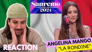 🇮🇹 Reaction Angelina Mango - La Rondine Sanremo 2024 (SUBTLD) | Serata Cover | Italy Eurovision 2024