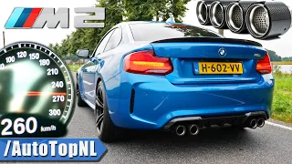 BMW M2 F87 | 0-260KM/H ACCELERATION & M PERFORMANCE EXHAUST Sound by AutoTopNL