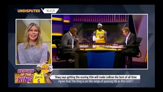 Shaq says LeBron getting scoring record will make him the GOAT Skip & Shannon Bayless I UNDISPUTED