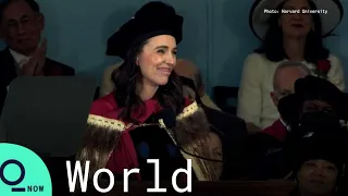 Jacinda Ardern's Harvard Speech on Gun Control Gets Standing Ovation