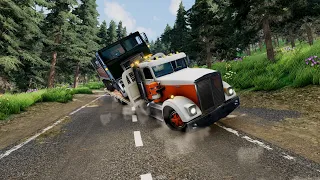 BeamNG.drive - Dangerous Crashes #2