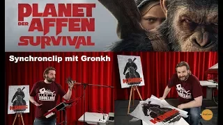 PLANET DER AFFEN SURVIVAL - Synchronclip mit Gronkh | Ab 3. August 2017 im Kino