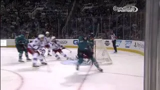 Tomas Hertl (4th goal) Rangers 2 v/s Sharks 8  - October 8, 2013 (HD)