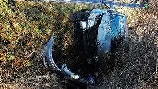 Dopravní nehoda (převrácené vozidlo) - Opava - Kylešovice (směr Raduň) - 31.12.2012 - 8:50