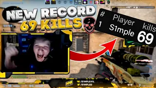 Simple sets a new record in the history of FPL 69 kills!!! // csgo best 2021