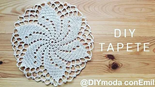 Cómo tejer tapete carpeta a crochet paso a paso