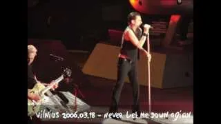 depeche MODE - Never Let Me Down Again - 2006.03.18 Vilnius