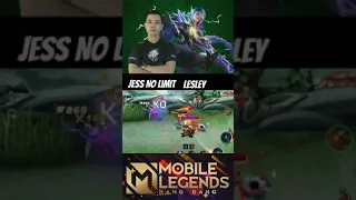 Jess no limit lesley new skin gameplay🥰 #jessnolimit #lesley #mlbb #shorts