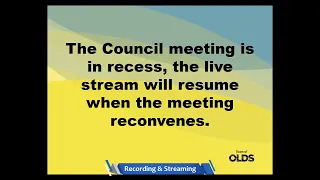 Town of Olds Regular Council Meeting, April 11, 2022