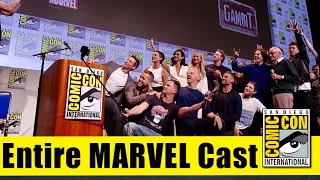 Stan Lee Selfie with Casts of Dedpool, X-Men: Apocalypse, Fantastic Four, & Gambit | Comic Con 2015