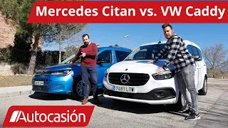 Mercedes CITAN vs. VW CADDY 2022| Comparativa / Test / Review en español | #Autocasión