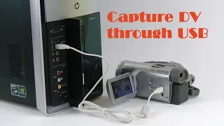 How to transfer video from a MiniDV camcorder to a computer via USB