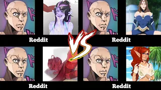 Compilation | DOTA 2 Games vs Reddit (the rock reaction meme)