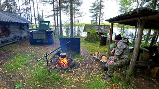 🏕С БАТЕЙ НА БЛИЖНИЙ КОРДОН/ОХОТА И РЫБАЛКА ОСЕНЬ2020/ЧАСТЬ 2