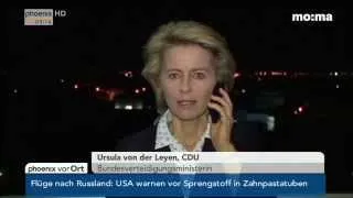Bundeswehr: Interview mit Ursula von der Leyen (CDU) in Mali am 06.02.2014