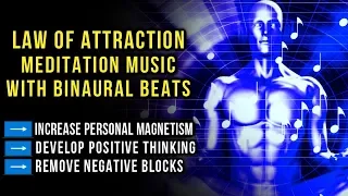 Law of Attraction Relaxing Meditation Music ➡️ Increase Personal Magnetism | Binaural Beats (396Hz)