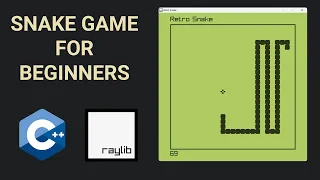 C++ Snake game using raylib - Beginner Tutorial 🐍 (OOP)