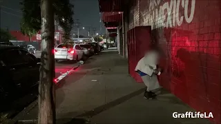 LA Vandals - Skidrow Graff On A Wild Night - August 2021