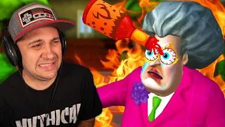 Hello Neighbor's Sister gets HOT SAUCE PUT DIRECTLY IN HER EYES! | Scary Teacher 3D