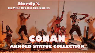 CONAN Statue Collection Arnold Schwarzenegger King Conan The Barbarian Valeria War Paint Sideshow