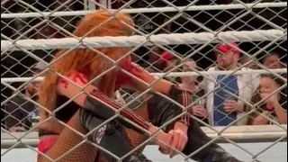 Liv Morgan vs Becky Lynch Steel Cage Match 5/28/24 - Becky Lynch leaving WWE