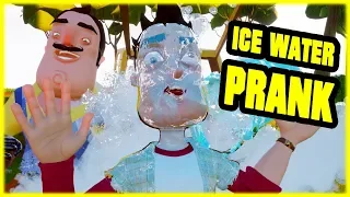 ICE WATER PRANK!! - Hello Neighbor Mod