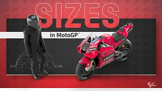 Size, weights and distances in MotoGP™ | 3D