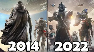 Evolution of Destiny Games 2014-2022 ( destiny 2 xur- destiny 2 pvp)