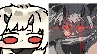 [Arknights] terrible anime memes replaced with Matoimaru