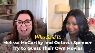 Melissa McCarthy and Octavia Spencer Try to Guess Their Own Movies | POPSUGAR Pop Quiz