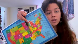 asmr • worst geography teacher reviews the United States