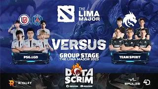 PSG.LGD vs Team Spirit - Lima Major 2023 - Group Stage - Game Highlights - BO2