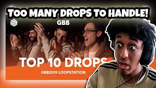 TOP 10 DROPS 😱 Grand Beatbox Battle Loopstation 2019 | YOLOW Beatbox Reaction
