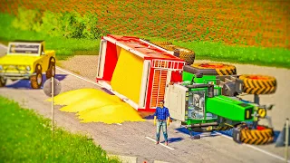 Accident pendant la moisson (RôlePlay - Farming Simulator 19)