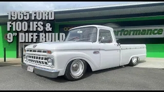 1965 F100 with Custom made IFS & 9" Diff build