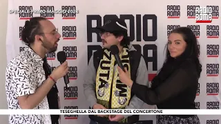 Teseghella al Primo Maggio 2024 - Backstage di Radio Roma