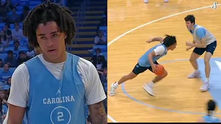 UNC's 5-Star Point Guard Elliot Cadeau Shows Out In UNC Live Action 2023 👀🔥