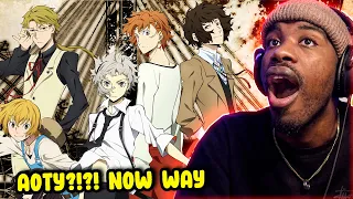 THIS WAS ANIME OF THE YEAR?! Bungo Stray Dogs All Openings & Endings (1-5) Reaction