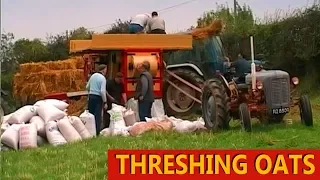 Threshing the Oats at the Glens of Antrim, N. Ireland