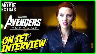 AVENGERS: ENDGAME | On-set Interview with Scarlett Johansson "Natasha Romanoff / Black Widow"
