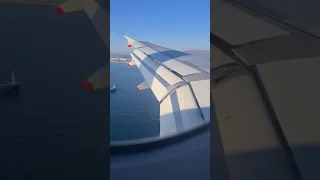 BA A320 approach and landing at Gibraltar