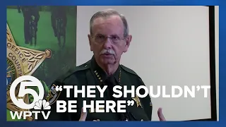 Palm Beach County Sheriff Ric Bradshaw speaks about arrests of undocumented immigrants