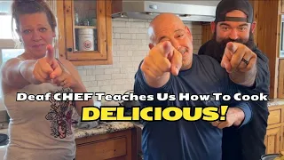 Deaf CHEF Teaches Us How To Cook